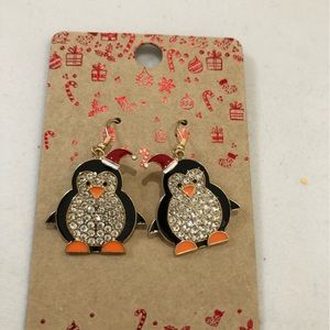 Lovisa Penguin Christmas Earrings